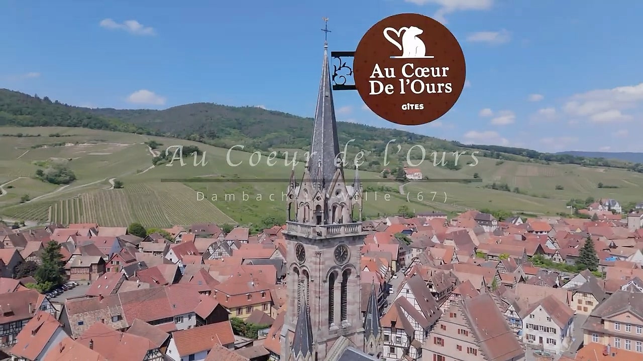Chambre cocooning du gîte Au Cœur de l'Ours, poutres et colombages, Dambach-la-Ville
